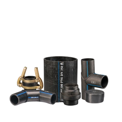 Ori-Plast PE100 PN6 DN 250 HDPE pipes and fittings, commonly used for water supply and other fluid transportation